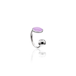 Piercing de Pressão Bolinha Lilás