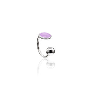 Piercing de Pressão Bolinha Lilás