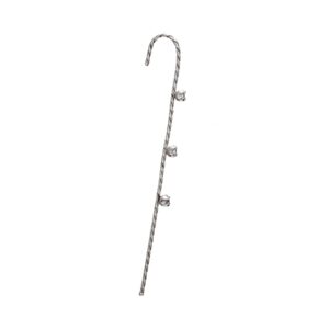 Brinco Ear Hook Trabalhado com Zircônia