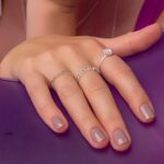 Anel de prata 925 losangos e bolinhas coloridas - Imagem 3