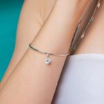 Bracelete Oval em Prata 925 Fino