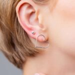 Brinco de Coração Vazado Médio