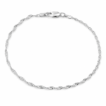 Pulseira de prata 925 ritorta