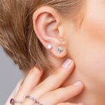 Brinco de prata 925 zircônia oval cristal 7,0 mm - Imagem 2