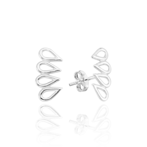 Brinco de Prata Ear Cuff Gotas