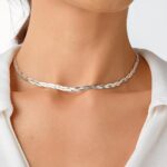 Corrente de prata 925 trançada 3 fios - vários tamanhos - Imagem 2