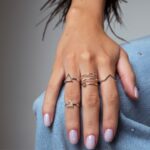 Anel de Prata Triângulo Vazado