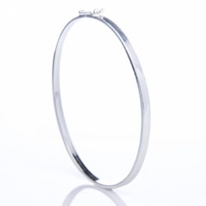 Bracelete Fio Quadrado Médio Prata