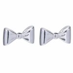 Brinco de prata 925 laço 8,0 mm