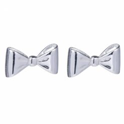 Brinco de prata 925 laço 8,0 mm