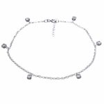 Tornozeleira Pingentes Ponto de Luz