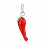 Pingente de prata 925 mini pimenta