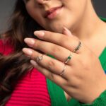 Anel de Prata Baby Love Zircônia Verde