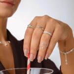 Anel de Prata Solitário com Micro Zircônias