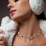 Choker de prata 925 ciganinha medalhas lisas 40 cm - Imagem 4