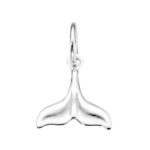 Pingente de Prata mini calda de sereia