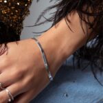 Pulseira de prata 925 fita laminada - Imagem 2