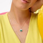 Colar V Geométrico em Prata