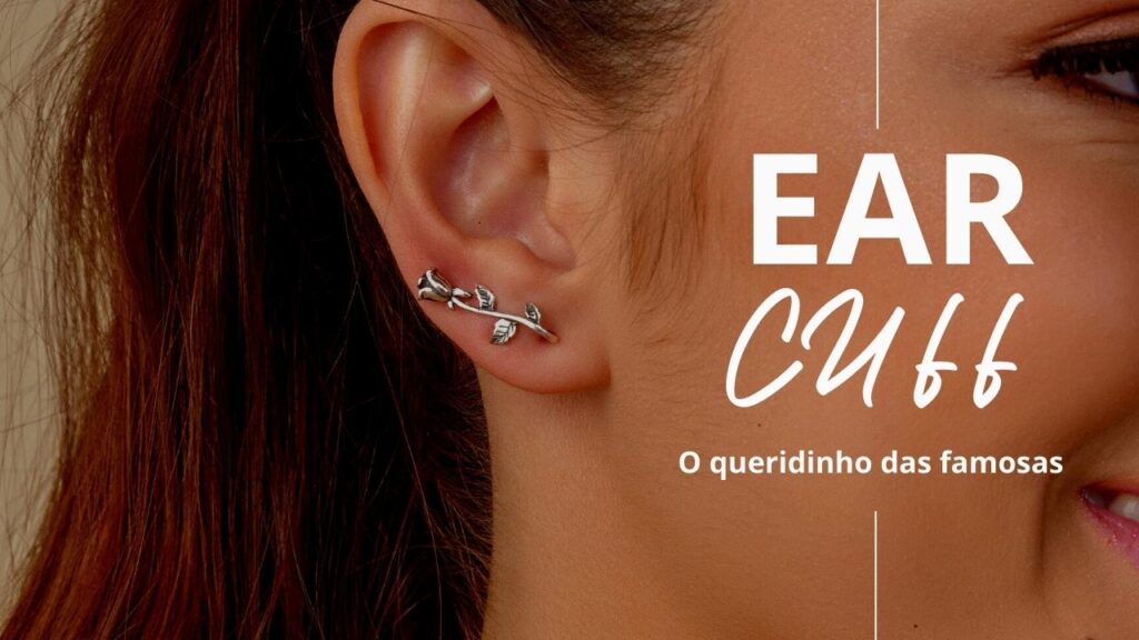 Foto de um ear cuff