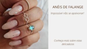 foto com uma mão com 3 anéis de falange em prata 925