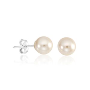 Brinco de Pérola Pequeno Prata