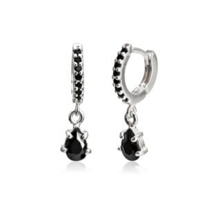 Brinco de Argola com Pingente Gota