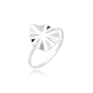 Anel de Prata Gota Orgânica