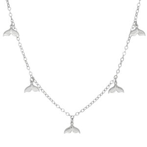 Choker de Prata Rabo de Baleia