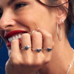 Anel de prata 925 coração com Mão de Fátima - Imagem 2