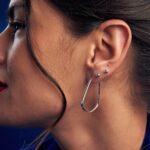 Argola de Prata Gota