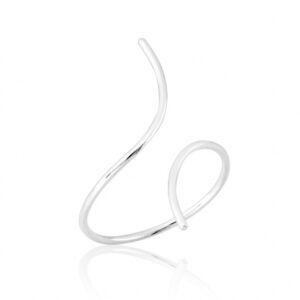 Anel de Prata Ajustável Fios Lisos