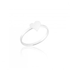 Anel de Falange Coração Liso