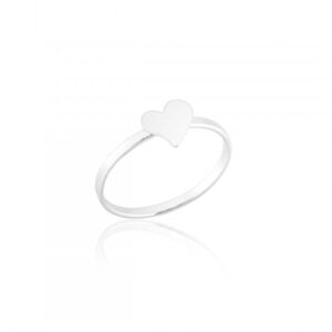 Anel de Falange Coração Liso