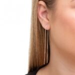 Brinco de Prata Corrente Passante