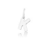 Pingente de Prata Letra K