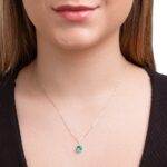 Pingente de Prata Zircônia Turmalina