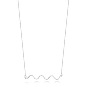 Colar de Prata Ondas