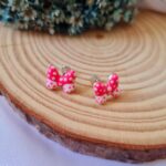 Conjunto de prata infantil laço pink - Imagem 2