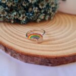 Conjunto de prata infantil arco-íris - Imagem 3