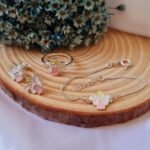 Conjunto de prata infantil fadinha