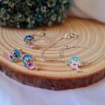 Conjunto de prata infantil sereia