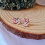 Conjunto de prata infantil coelho - Imagem 2