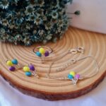 Conjunto de prata infantil balões