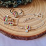 Conjunto de prata infantil balão