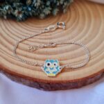 Conjunto de prata infantil coruja - Imagem 4