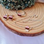 Conjunto de prata infantil Cupcake