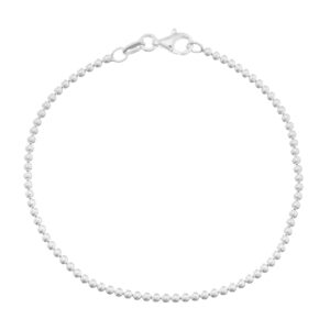 Pulseira de Prata Bolinhas Ligadas
