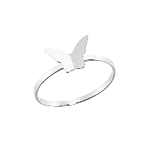 Anel de prata 925 borboleta pequena - Imagem 1