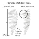 Brinco de prata 925 festa fitas - Imagem 4