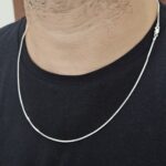 Corrente de Prata Masculina Veneziana